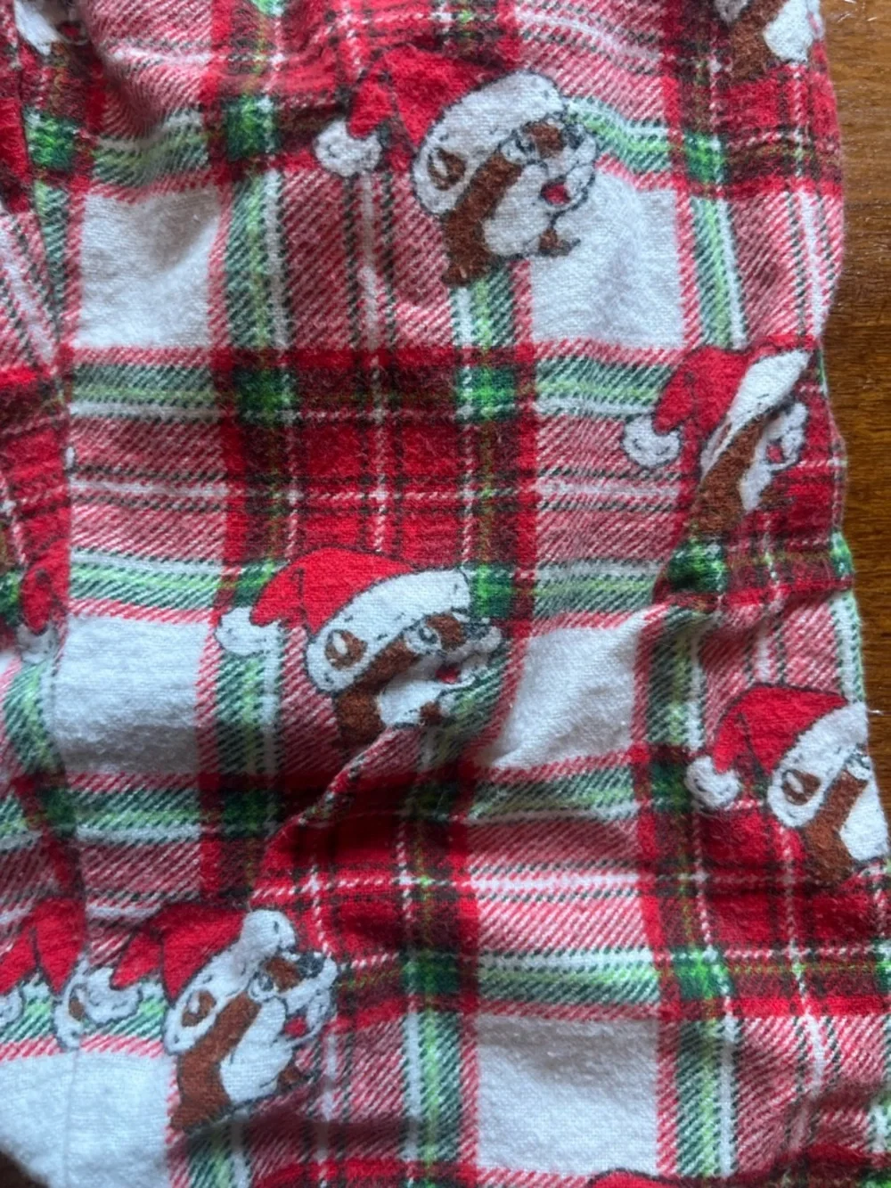 Buc-ee’s Christmas Pajama Pants Kids 5T Red Plaid Santa Beaver Holiday PJ bottom